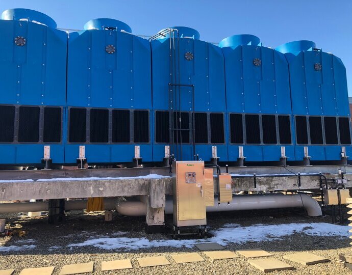 Delta Pioneer forced draft cooling tower